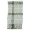 Barbour Claudette Herringbone Scarf in Soft Mint LSC0459GN151