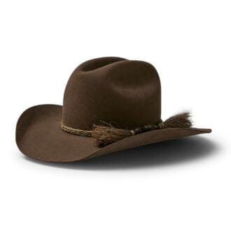 Akubra Rough Rider Hat Loden side ROUGLODE