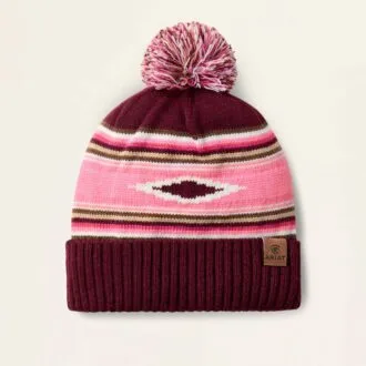 Ariat Serape Beanie Hat in Pastel Serape front 10063914