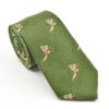 Atkinsons Silk & Wool Flying Pheasant Tie green