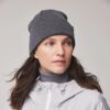 Tilley Hydrowool Beanie in Melange Grey front H06HT5028706118